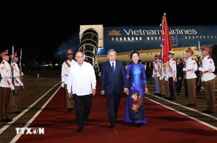 Top Vietnamese leader To Lam arrives in Havana for state visit to Cuba